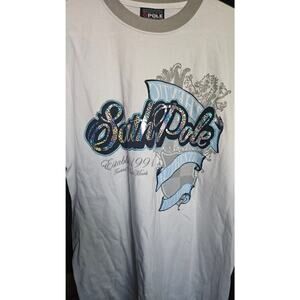 South Pole White Graphic T-Shirt